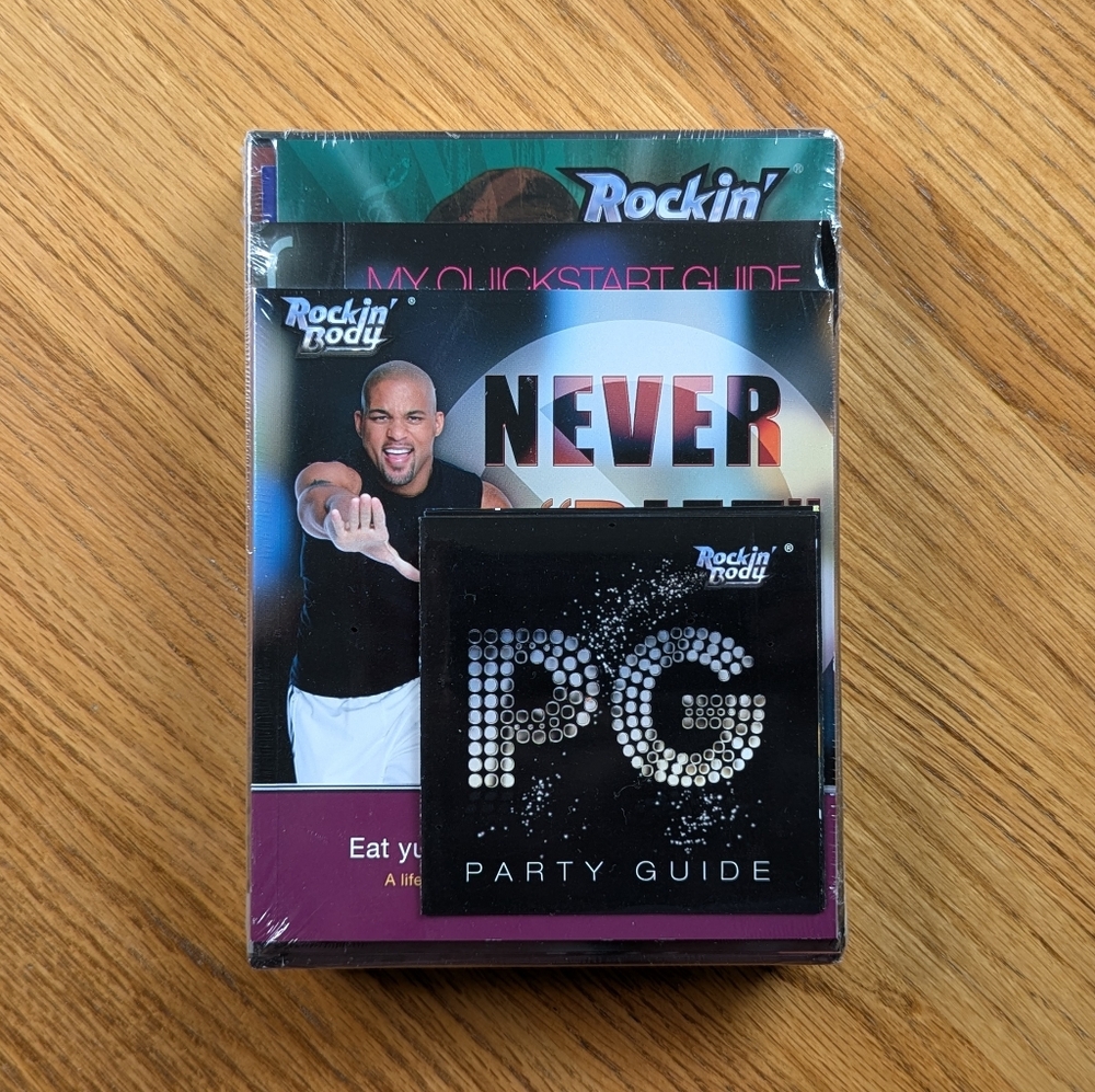 NEW Beachbody Rockin' Body Bundle 2 DVDs With Party Guide & Booklet